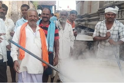 ಮಹಾಪ್ರಸಾದ ತಯಾರಿಕೆಗೆ ಭರ್ಜರಿ ಚಾಲನೆ