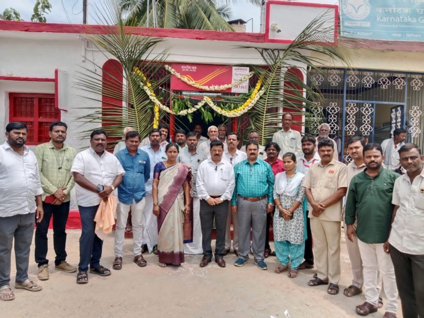 ಸಿರಿವಾರ ಶಾಖಾ  ಅಂಚೆ ಕಚೇರಿ ಉದ್ಘಾಟಿಸಿದ-ಪಿ.ಚಿದಾನಂದ