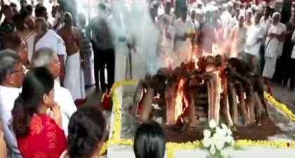 ಪದ್ಮಭೂಷಣ ಡಾ. ಎಸ್​​ಎಲ್​​  ಭೈರಪ್ಪ ಪಂಚಭೂತಗಳಲ್ಲಿ ಲೀನ