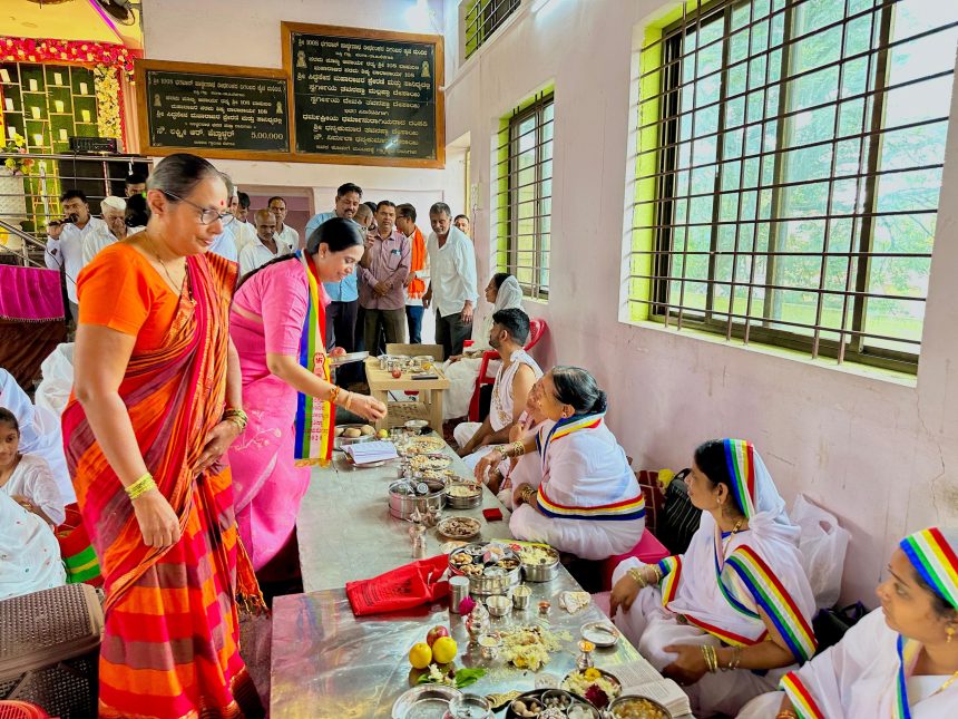 ಜೈನ ಧರ್ಮದ ಆಚರಣೆಗಳು ಸಮಾಜಕ್ಕೆ ಮಾದರಿಯಾಗಿವೆ:  ಸಚಿವೆ ಲಕ್ಷ್ಮೀ ಹೆಬ್ಬಾಳಕರ್