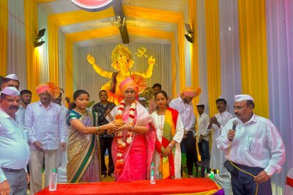 ಹೆಬ್ಬಾಳಕರ್ ಉಚಗಾಂವ ಗ್ರಾಮದ ಗಣಪತಿ ಪೂಜೆಯಲ್ಲಿ