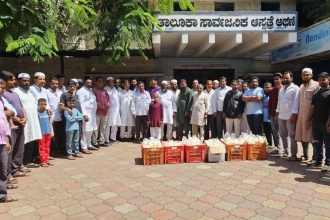 ಈದ್ ಮಿಲಾದ್ ಅಂಗವಾಗಿ: ಅಥಣಿಯ ಆಸ್ಪತ್ರೆ ರೋಗಿಗಳಿಗೆ ಹಣ್ಣು ಹಂಪಲು ವಿತರಿಸಿ ಸರಳ ಆಚರಣೆ