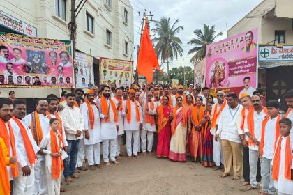 ನವರಾತ್ರಿಯ ನಿಮಿತ್ತ “ದುರ್ಗಾ ದೌಡ”ಗೆ ಶ್ರೀಧರ ನಾಡಗೇರ ಚಾಲನೆ