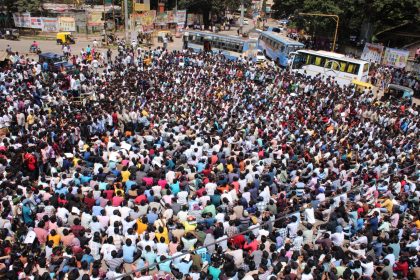 ಖಾಲಿ ಇರುವ ಹುದ್ದೆಗಳನ್ನು ಭರ್ತಿ ಮಾಡಬೇಕು:  ರಾಜ್ಯ ವಿದ್ಯಾರ್ಥಿ ಸಂಘ ಪ್ರತಿಭಟನೆ