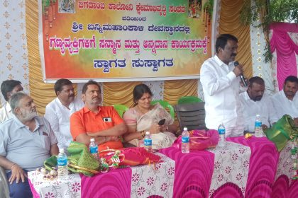 ಜಗದಾಂಭ ಕಾಲನಿಯಲ್ಲಿ ಅನ್ನದಾನ‌ ಕಾರ್ಯಕ್ರಮ ಅದ್ದೂರಿ ಯಶಸ್ವಿ