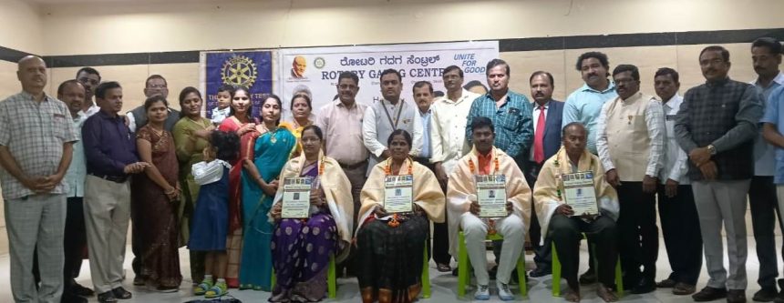 ರೋಟರಿ ಗದಗ ಸೆಂಟ್ರಲ್‌ದಿಂದ ಶಿಕ್ಷಕರಿಗೆ ಸನ್ಮಾನ