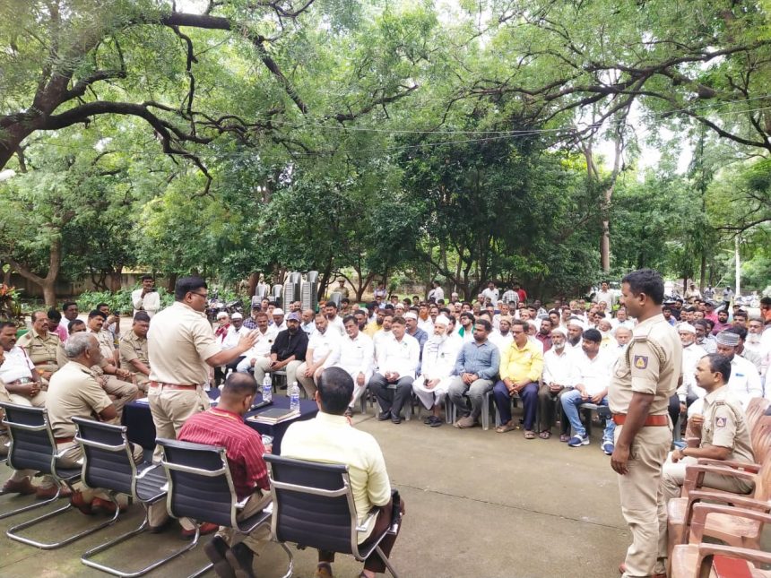 ಶಾಂತಿ ಯಿಂದ ಹಬ್ಬ ಆಚರಿಸಿ, ಸೂಕ್ತ ಬಂದೋಬಸ್ತ್ ನೀಡಲಾಗುವುದು  : ಮಂಜುನಾಥ