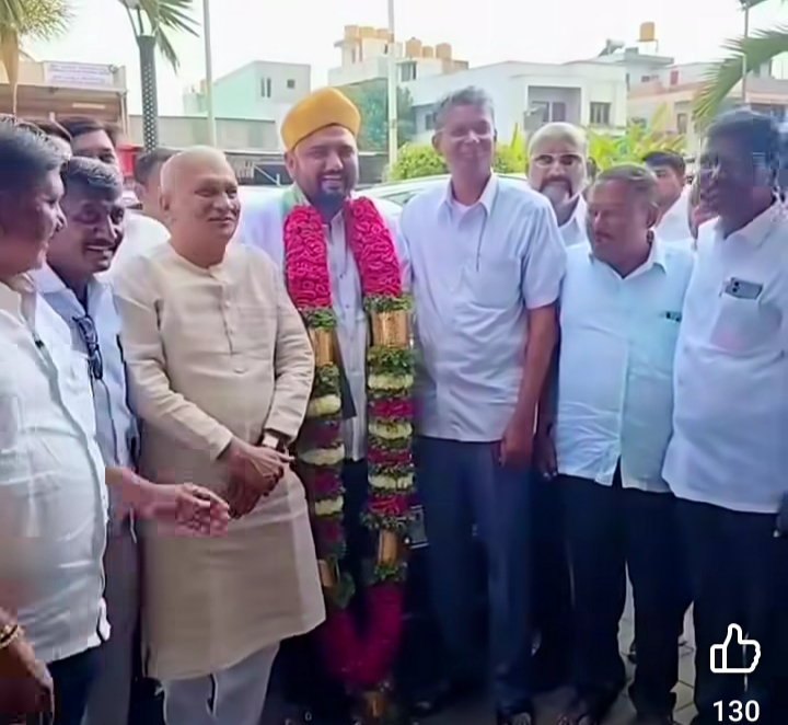 ಸತೀಶ ಜಾರಕಿಹೊಳಿ, ರಾಜು ಕಾಗೆ ಸಮ್ಮುಖದಲ್ಲಿ ನೀಲಕಂಠ ಕಪ್ಪಲಗುದ್ದಿ ಸಂಭ್ರಮ