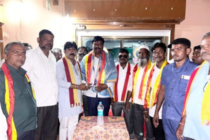 ನೂತನ ಉಪ್ಪಾರ ಅಭಿವೃದ್ಧಿ ನಿಗಮದ ಅಧ್ಯಕ್ಷರಿಗೆ ಸನ್ಮಾನ