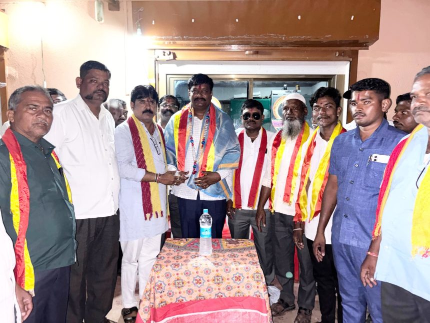 ನೂತನ ಉಪ್ಪಾರ ಅಭಿವೃದ್ಧಿ ನಿಗಮದ ಅಧ್ಯಕ್ಷರಿಗೆ ಸನ್ಮಾನ
