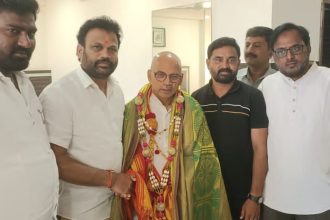 ಸಚಿವ ಡಾ.ಶರಣಪ್ರಕಾಶ ಪಾಟಿಲ್ ಅವರನ್ನು ಸನ್ಮಾನಿಸಿದ ಬೋಯಪಾಟಿ ವಿಷ್ಣುವರ್ಧನ್