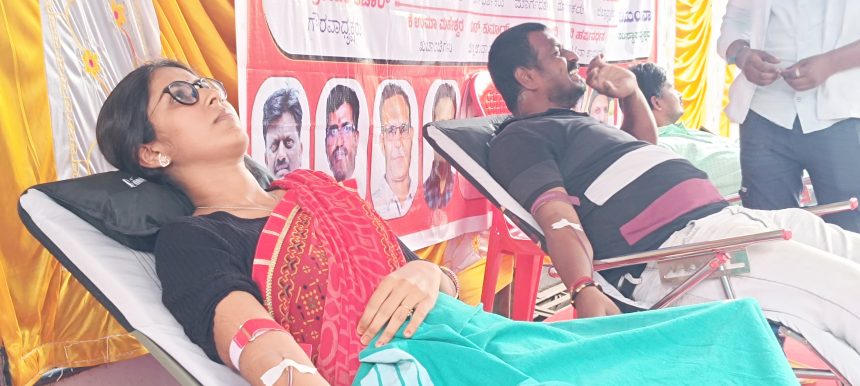 ನಟ ಪುನೀತ್  ಪುಣ್ಯ ತಿಥಿ ಹಿನ್ನೆಲೆ ಅಪ್ಪು ಸೇವಾ ಸಮಿತಿ ವತಿಯಿಂದ ರಕ್ತದಾನ ಶಿಬಿರ 