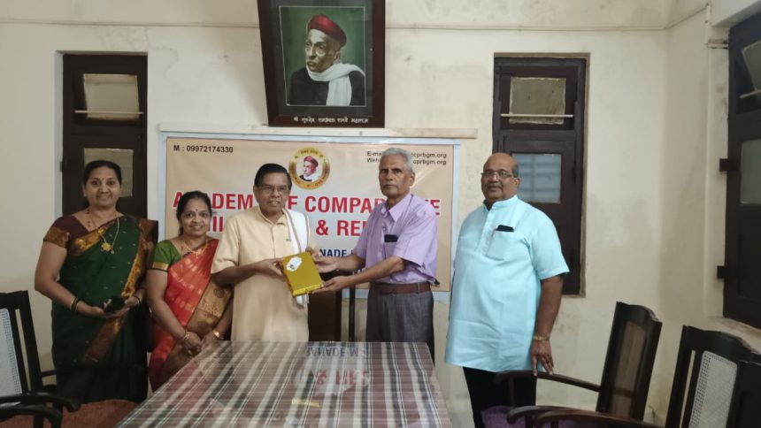 ಬೆಳಗಾವಿಗೆ ಸಂಸ್ಕೃತ ಭಾರತಿ ಸಂಸ್ಥಾಪಕರ ಭೇಟಿ   ಬೆಳಗಾವಿಗೆ ಸಂಸ್ಕೃತ ಭಾರತಿ ಸಂಸ್ಥಾಪಕರ ಭೇಟಿ