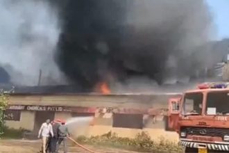 ಮಹಾರಾಷ್ಟ್ರದ ರಾಸಾಯನಿಕ ಕಾರ್ಖಾನೆಯಲ್ಲಿ ಭಾರಿ ಬೆಂಕಿ ಅವಘಡ