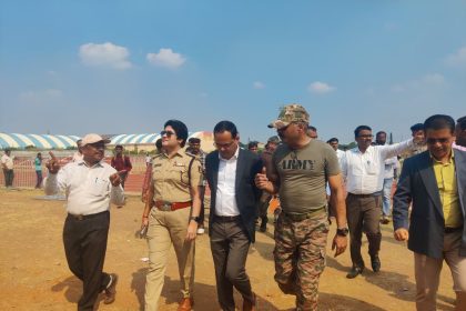 ಅಗ್ನಿವೀರ್ ಸೇನಾ ಭರ್ತಿ ಸ್ಥಳಕ್ಕೆ ಜಿಲ್ಲಾಧಿಕಾರಿ ನಾಗೇಂದ್ರ ಪ್ರಸಾದ್.ಕೆ ಭೇಟಿ