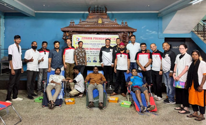 ಅಭಯ ಫೌಂಡೇಶನ್ ವತಿಯಿಂದ ರಕ್ತದಾನ ಶಿಬಿರ ಯಶಸ್ವಿ-ರಾಮಕೃಷ್ಣ ರೇಣಿಗುಂಟ್ಲ