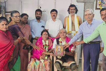 ಶ್ರೀ ಕಳಿಕಾ ಕಮಟೇಶ್ವರ ದೇವಸ್ಥಾನದಲ್ಲಿ ಪದ್ಮಶ್ರೀ: ಡಾ. ಶ್ರೀರಾಜಣ್ಣರಿಗೆ ಭವ್ಯ ಸನ್ಮಾನ