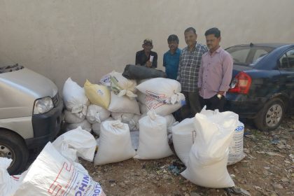 ಪಡಿತರ ಅಕ್ಕಿ ಕಳಸಾಗಣೆ: 42 ಅಕ್ಕಿ ಚೀಲಗಳು ಪೊಲೀಸರ ವಶಕ್ಕೆ