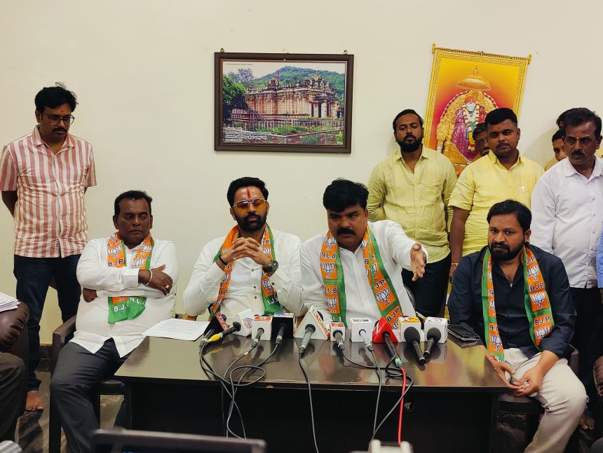 ಸಂಡೂರು ತಾಲೂಕಿನಲ್ಲಿ ಕಾಂಗ್ರೆಸ್ ನಿಂದ ಗಣಿ ಮತ್ತು ಗರಸು ಲೂಟಿ :  ಜಿ.ಟಿ.ಪಂಪಾಪತಿ ಆರೋಪ 