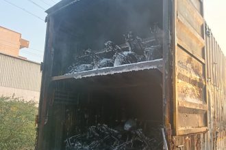 ಅಗ್ನಿ ಅನಾಹುತ,  40 ಬೈಕ್‌ ಬೆಂಕಿಗೆ  ಅಹುತಿ