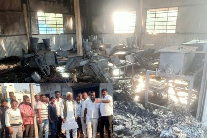 ಊದಬತ್ತಿ ಗೃಹ ಕೈಗಾರಿಕಾ ಘಟಕಕ್ಕೆ ಬೆಂಕಿ, ಲಕ್ಷಾಂತರ ಹಾನಿ