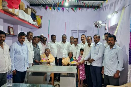 ಗುರ್ಲಾಪೂರ ಹಾಲು ಉತ್ಪಾದಕರ ಸಹಕಾರಿ ಸಂಘದ ಅಧ್ಯಕ್ಷ ಉಪಾಧ್ಯಕ್ಷರಿಗೆ ಸತ್ಕಾರ 