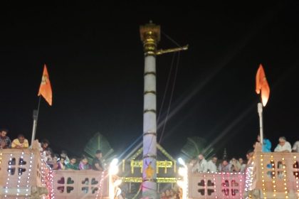 *ಬಳ್ಳಾರಿಯಲ್ಲಿ ಶಬರಿಮಲೆ ಸಂಪ್ರದಾಯದಂತೆ 18 ಮೆಟ್ಟಿಲುಗಳ ಪಡಿಪೂಜೆ*