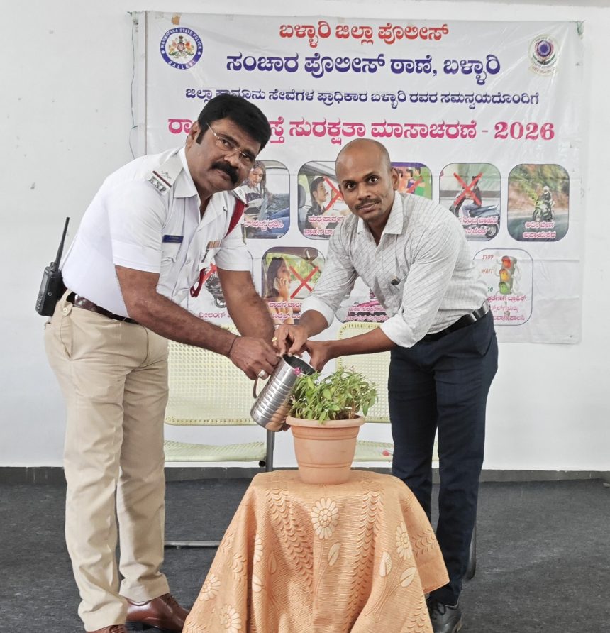 ಟ್ರಾಫಿಕ್ ನಿಯಮಗಳ ಪಾಲನೆಯೇ ಸುರಕ್ಷಿತ ಭವಿಷ್ಯದ ದಾರಿ: ಶಫೀ ಉಲ್ಲಾ