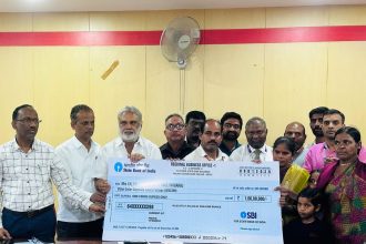 ಸ್ಟೇಟ್ ಬ್ಯಾಂಕ್ ಆಫ್ ಇಂಡಿಯಾದಿ0ದ ರೂ.1ಕೋಟಿ ನೆರವಿನ ಹಸ್ತ