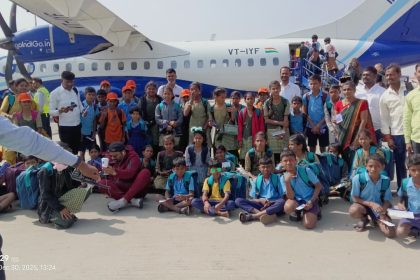 ಮಕ್ಕಳೊಂದಿಗೆ ಮಗುವಾದ ಸಂತೋಷ್ ಲಾಡ್