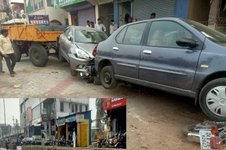 ಟ್ರ್ಯಾಕ್ಟರ್ ಹುಕ್ಕ್ ಕಳಚಿ ಟಿಲ್ಲರ್ ನಿಂದ ಸರಣಿ ಅಪಘಾತ !