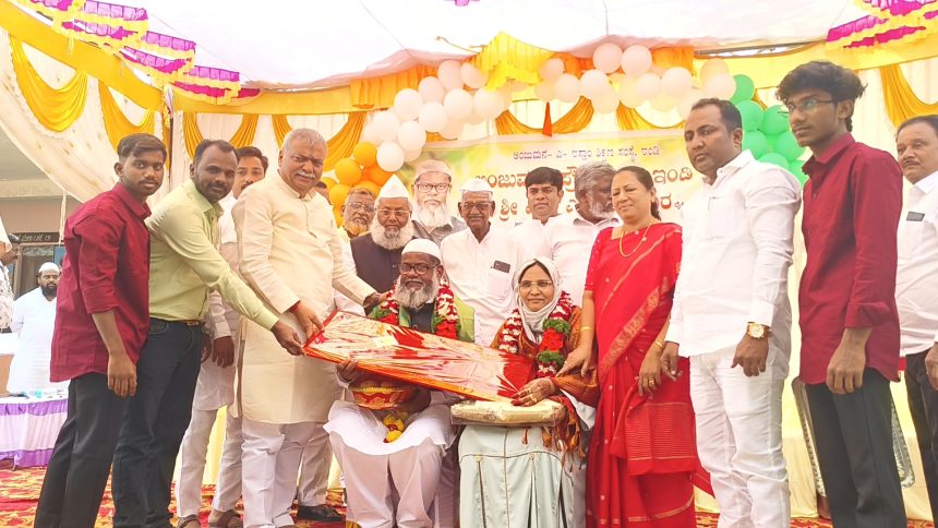 ನಗರದ ಅಂಜುಮನ್ ಶಿಕ್ಷಣ ಸಂಸ್ಥೆಯ ಪ್ರೌಡ ಶಾಲೆಯ ದೈಹಿಕ ಶಿಕ್ಷಕ ಹುಮಾಯುನ್ ಬಿಳವಾರ ವಯೋನಿವೃತ್ತಿ ಪ್ರಯುಕ್ತ ಸಂಸ್ಥೆ ವತಿಯಿಂದ ಹಮ್ಮಿಕೊಂಡ ಸನ್ಮಾನ ಸಮಾರಂಭ ಉದ್ಘಾಟಿಸಿ ಶಾಸಕ ಯಶವಂತರಾಯಗೌಡ ಪಾಟೀಲ ಮಾತನಾಡಿದರು.