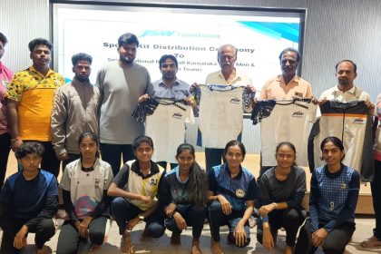 ರಾಷ್ಟ್ರೀಯ ರಾಕೀಟ್ ಬಾಲ್ ಕ್ರೀಡಾಪಟುಗಳಿಗೆ ಜೆಎಸ್‌ ಡಬ್ಲ್ಯೂಪ್ರೋತ್ಸಾಹ