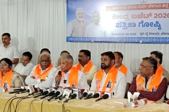 ಬೆಳಗಾವಿ – ಧಾರವಾಡ ರೈಲು ಕಾಮಗಾರಿ ವಿಳಂಬಕ್ಕೆ ರಾಜ್ಯ ಸರ್ಕಾರದ ನಿರಾಸಕ್ತಿ ಕಾರಣ : ವಿ ಸೋಮಣ್ಣ