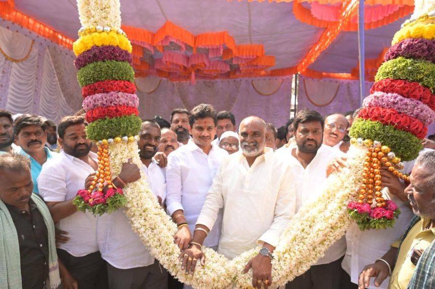 ವಿವಿಧ ಕಾಮಗಾರಿಗಳಿಗೆ ಚಾಲನೆ ನೀಡಿದ  ಶಾಸಕ ನಾರಾ ಭರತ್ ರೆಡ್ಡಿ