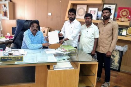 ವಿ ಎಸ್ ಕೆ ವಿ.ವಿಯಲ್ಲಿ ವೃಂದ ಮತ್ತು ನೇಮಕಾತಿಯಲ್ಲಿ ಸ್ಥಳೀಯರಿಗೆ ಆದ್ಯತೆ ನೀಡಿ ; ಸಿದ್ದೇಶ್ ಊಳೂರು