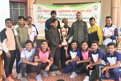 ಕ್ರೀಡಾ ಚಟುವಟಿಕೆಗಳನ್ನು ದಿನನಿತ್ಯದ ಜೀವನದಲ್ಲಿ ಅಳವಡಿಸಿಕೊಳ್ಳಿ: ಪ್ರೊ.ತಿಪ್ಪೇರುದ್ರಪ್ಪ.ಜೆ