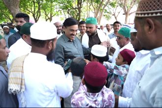 ಗಂಗಾವತಿ: ರಂಜಾನ್ ಹಬ್ಬದ ಸಂಭ್ರಮಕ್ಕೆ ಮತ್ತಷ್ಟು ಕಂಗೊಳಿಸಿದ ಜನಾರ್ದನರೆಡ್ಡಿ ಉಪಸ್ಥಿತಿ