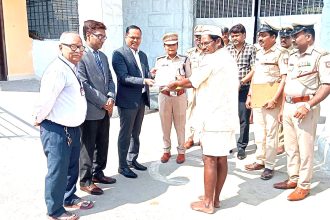 ಬಳ್ಳಾರಿ ಜೈಲಿನಿಂದ ಸನ್ನಡತೆಯ ಮೂರು ಕೈದಿಗಳ ಬಿಡುಗಡೆ