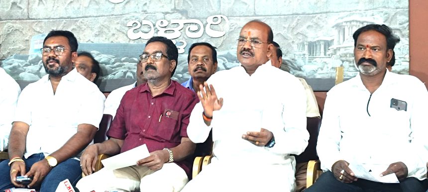 ಒಳ ಮೀಸಲಾತಿ ರದ್ದುಪಡಿಸಿ ಹಳೆ ಮೀಸಲಾತಿ ಪದ್ಧತಿ ಜಾರಿಗೊಳಿಸಿ : ಎಂ ಟಿ ಮಲ್ಲೇಶಪ್ಪ ಅಗ್ರಹ 