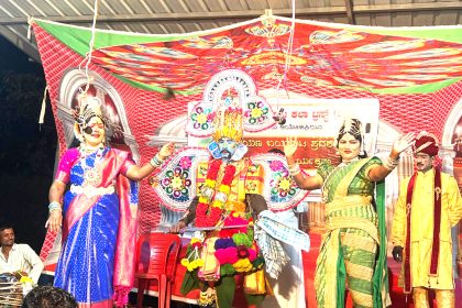 ಕರ್ಚೇಡು ಗ್ರಾಮದಲ್ಲಿ ರಾಮಾಯಣ ಬಯಲಾಟ ಅದ್ದೂರಿ ಪ್ರದರ್ಶನ