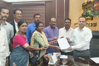 ಕೆರೆ ನಿರ್ಮಿಸಲು ಆಗ್ರಹಿಸಿ ಜಿಲ್ಲಾಧಿಕಾರಿಗಳಿಗೆ ಮನವಿ