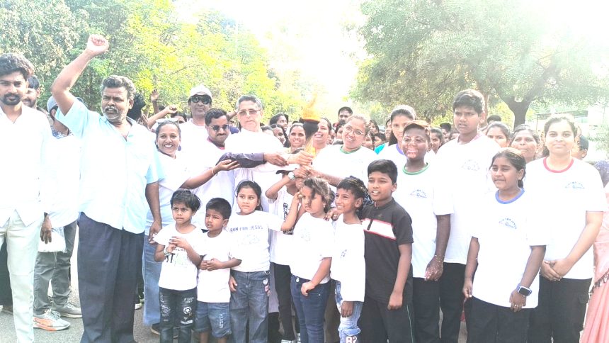 ನಗರದಲ್ಲಿ ರನ್ ಫಾರ್ ಜೀಸಸ್