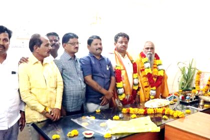 ನಗರ ಯೋಜನಾ ಪ್ರಾಧಿಕಾರದ ನೂತನ ಅಧ್ಯಕ್ಷರಾಗಿ ಅಧಿಕಾರ ವಹಿಸಿಕೊಂಡ ಹಣಮಂತ ಸುಣಗಾರ