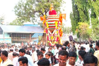 ಹಿರೇಹಡ್ಲಿಗಿ ಗ್ರಾಮದಲ್ಲಿ ಸಂಭ್ರಮದ ಆಂಜನೇಯ ಸ್ವಾಮಿ ರಥೋತ್ಸವ 