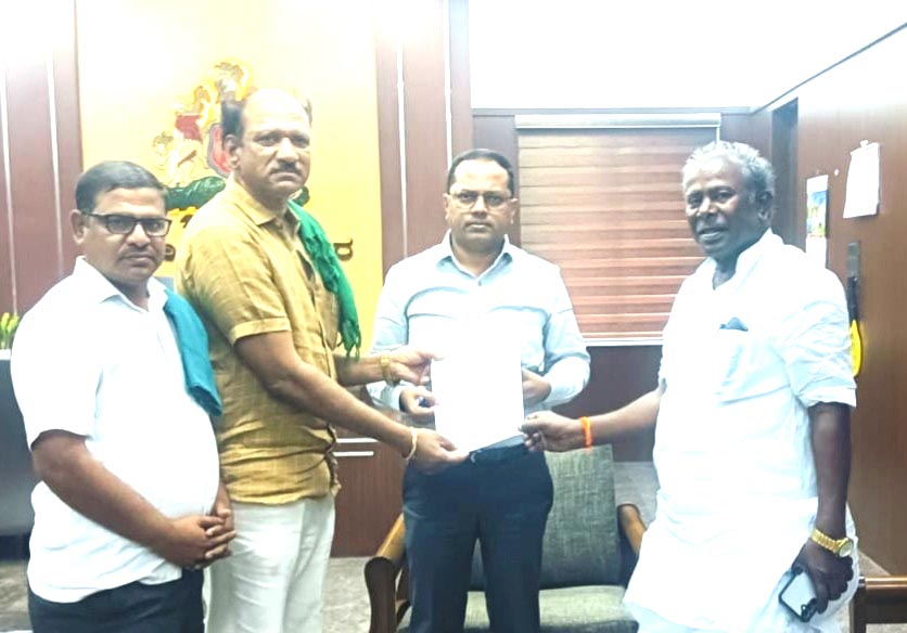 ಜನ ಮತ್ತು ಜಾನುವಾರುಗಳ ನೆರವಿಗಾಗಿ ಹಗರಿಗೆ ನೀರು ಬಿಡಿ ; ದರೂರು ಪುರುಷೋತ್ತಮ ಗೌಡ 