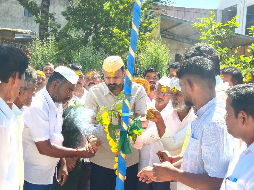 *43 ವರ್ಷಗಳ ಬಳಿಕ ಕಂಗ್ರಾಳಿ ಬಿಕೆ ಗ್ರಾಮದಲ್ಲಿ ಶ್ರೀ ಮಹಾಲಕ್ಷ್ಮಿ ದೇವಿ ಜಾತ್ರಾ ಮಹೋತ್ಸವ: *ದೇವಿಯ ಮಂಟಪ ಸ್ಥಳದಲ್ಲಿ ಚನ್ನರಾಜ ಹಟ್ಟಿಹೊಳಿ ಪೂಜೆ *43 ವರ್ಷಗಳ ಬಳಿಕ ಕಂಗ್ರಾಳಿ ಬಿಕೆ ಗ್ರಾಮದಲ್ಲಿ ಶ್ರೀ ಮಹಾಲಕ್ಷ್ಮಿ ದೇವಿ ಜಾತ್ರಾ ಮಹೋತ್ಸವ: *ದೇವಿಯ ಮಂಟಪ ಸ್ಥಳದಲ್ಲಿ ಚನ್ನರಾಜ ಹಟ್ಟಿಹೊಳಿ ಪೂಜೆ