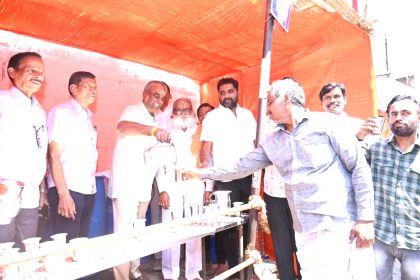 ಬ್ರೂಸ್ ಪೇಟೆ ಸರ್ಕಲ್ ನಲ್ಲಿ ಮಜ್ಜಿಗೆ ವಿತರಣೆ