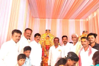 ಮದನಬಾವಿ ಶ್ರೀ ಗ್ರಾಮದೇವತೆ ದರ್ಶನ ಪಡೆದ ಶಾಸಕ ಬಾಬಾಸಾಹೇಬ.