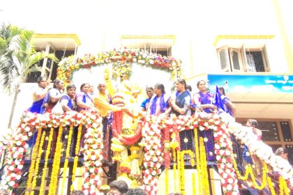 ಡಿಎಸ್ಎಸ್ ಮಹಿಳಾ ಘಟಕದ ವತಿಯಿಂದ 135ನೇ  ಅಂಬೇಡ್ಕರ್  ಜಯಂತಿ